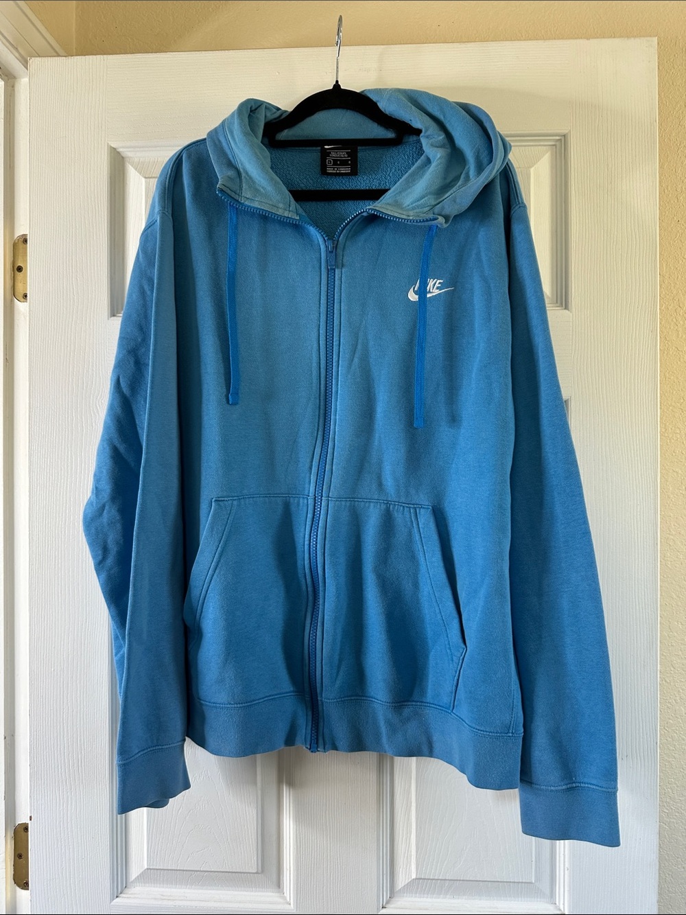 Nike Blue Zip-Up Hoodie Jacket